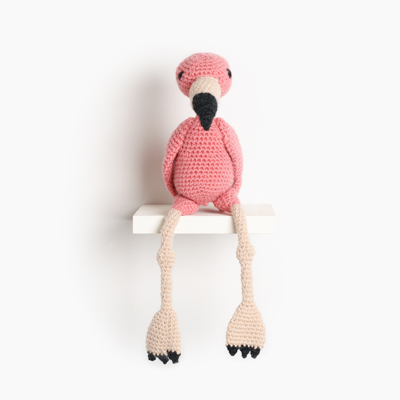 Cindy the American Flamingo Crochet Pattern